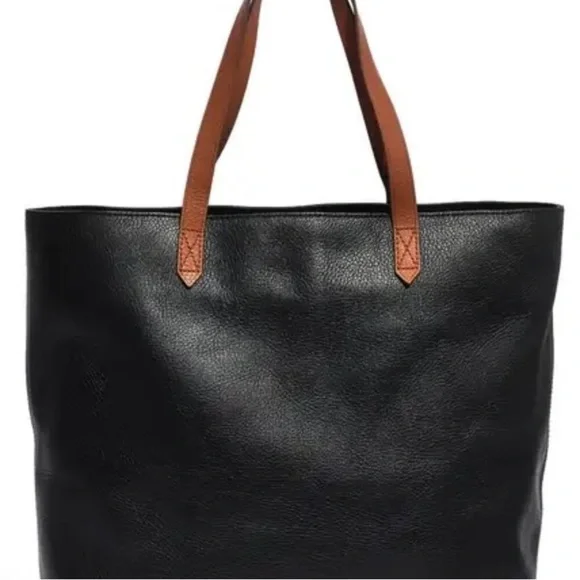 Madewell Leather Tote Black - Picture 3 of 13
